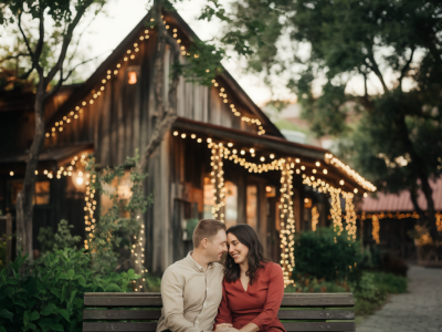 Comment créer un éclairage chaleureux avec guirlandes guinguette et spots LED pour des photos de couple réussies