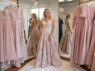 Sélection de robes mère de mariée élégantes et confortables pour danser jusqu’au gâteau